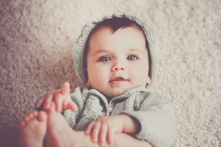 infant, girl, cap